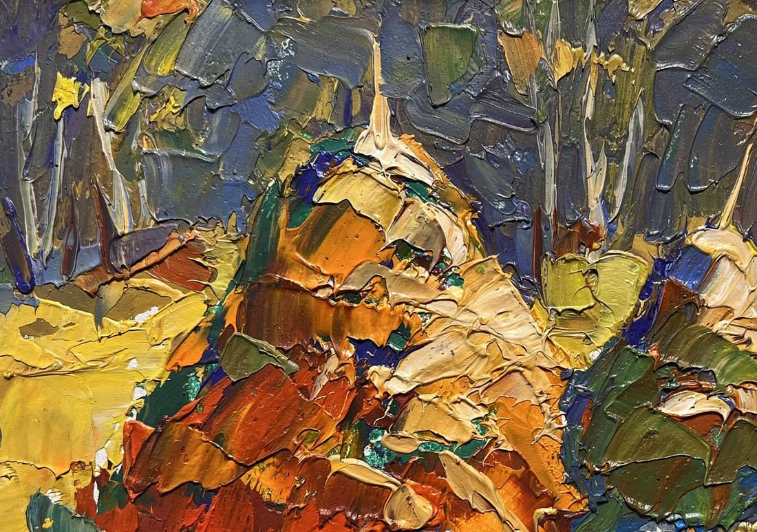 Oil painting In a sunny field Alex Kalenyuk - 7