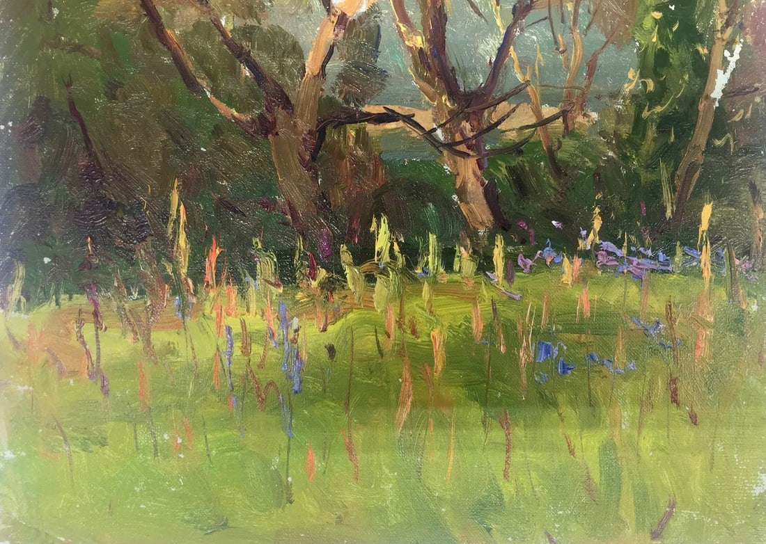 Oil painting In the forest Demeshah Y. A. Kolotsyup - 2