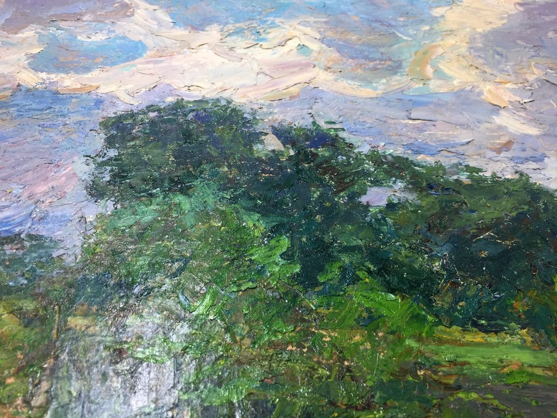 Oil painting After the rain on the field Sevast'yanov Viktor Grigor'yevich - 6