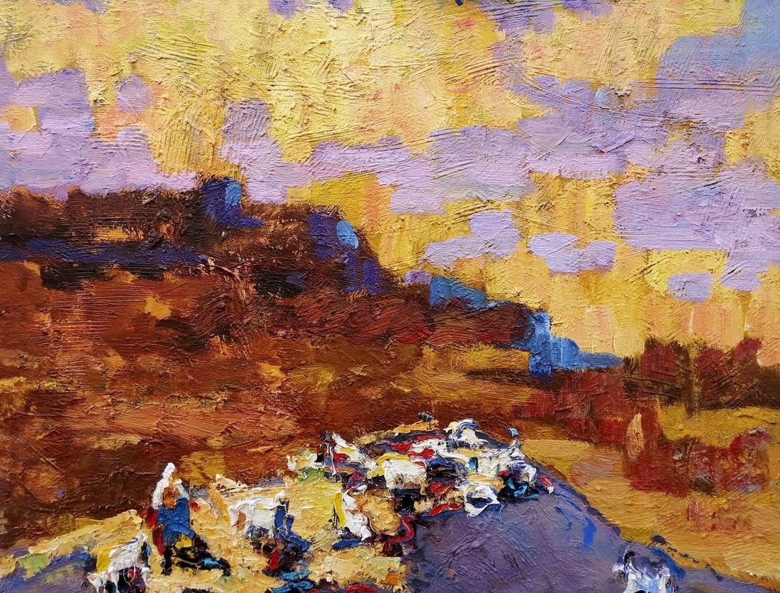Oil painting Evening landscape Kalenyuk Alex - 3