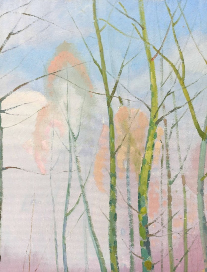 Oil painting Spring in the forest Peter Tovpev - 3