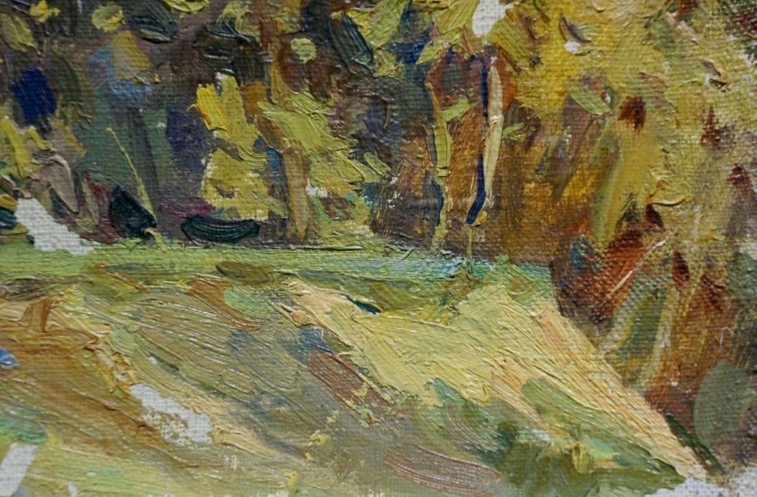 Oil painting Forest landscape Turovsky Mikhail Saulovich - 5