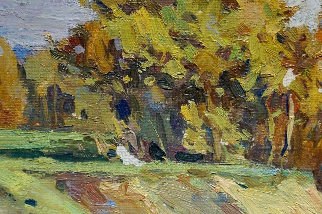 Oil painting Forest landscape Turovsky Mikhail Saulovich - 6