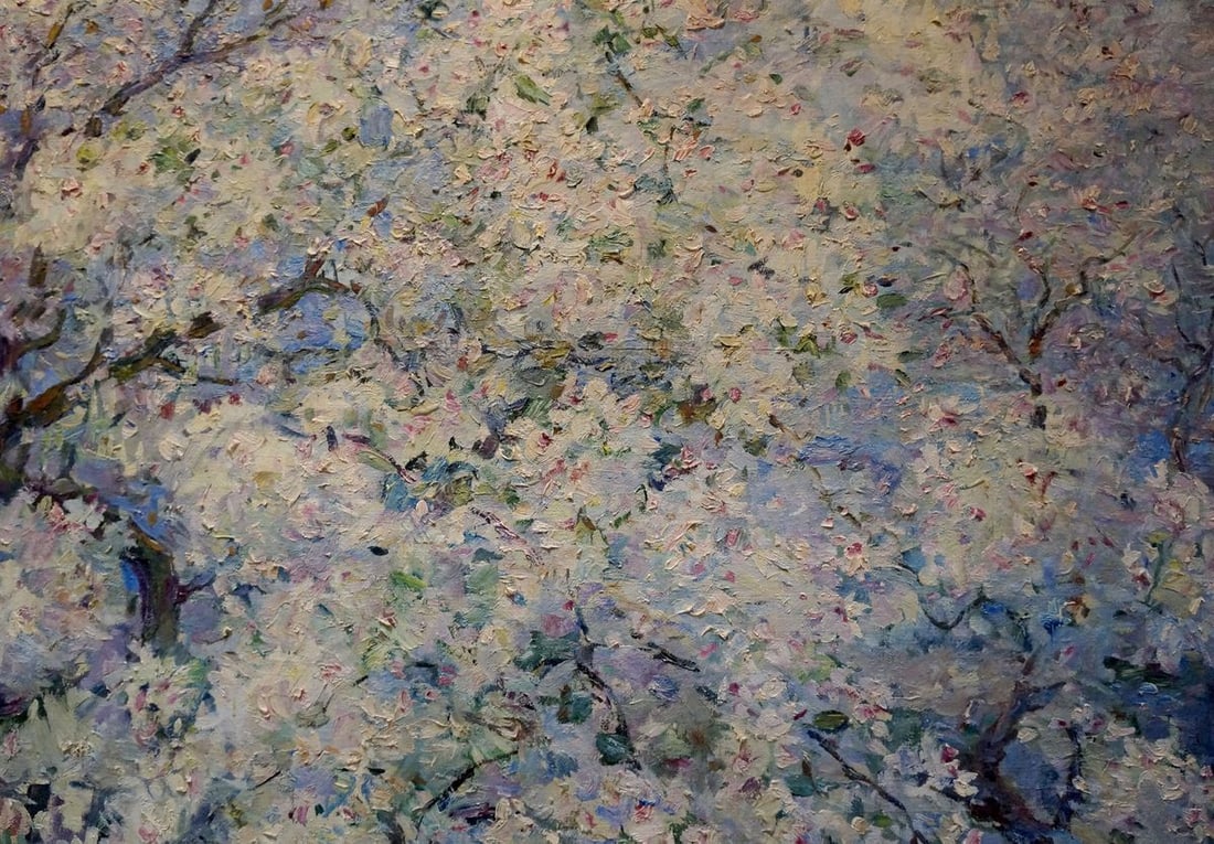 Oil painting Apple tree blossoms Titarenko Maria Anatolyevna - 3