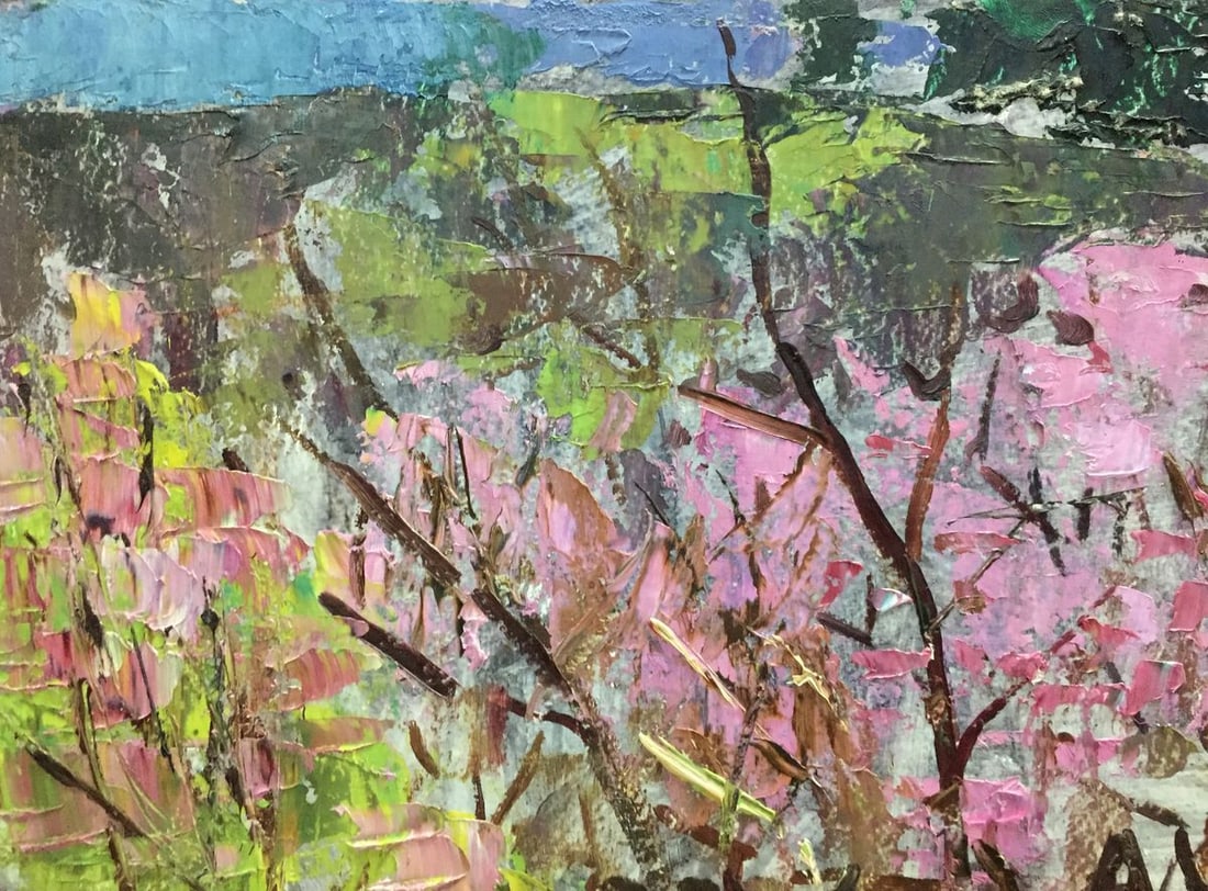 Oil painting Persian garden Golub Stepan Filippovich - 2
