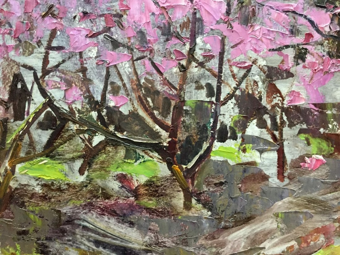 Oil painting Persian garden Golub Stepan Filippovich - 6