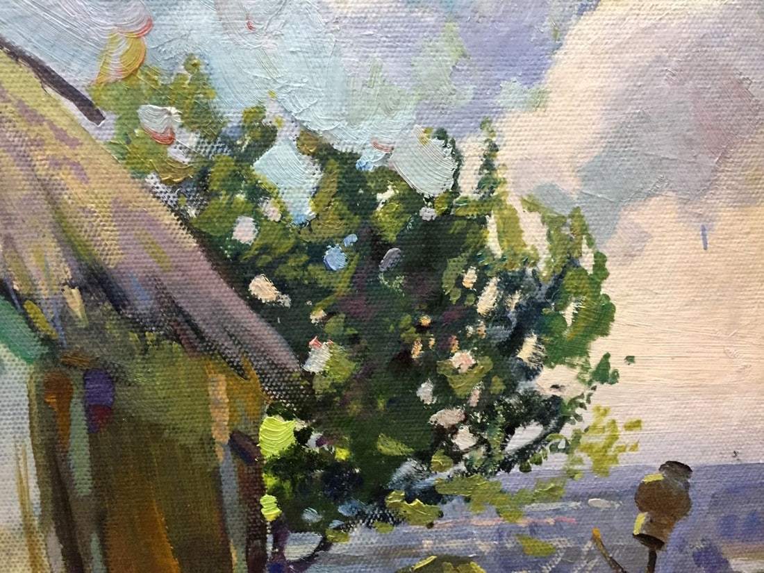 Oil painting Old house in Poltava Kolesnik Boris Afanasevich - 4
