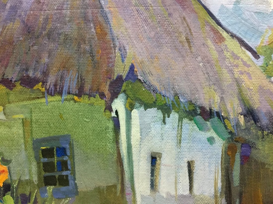 Oil painting Old house in Poltava Kolesnik Boris Afanasevich - 5