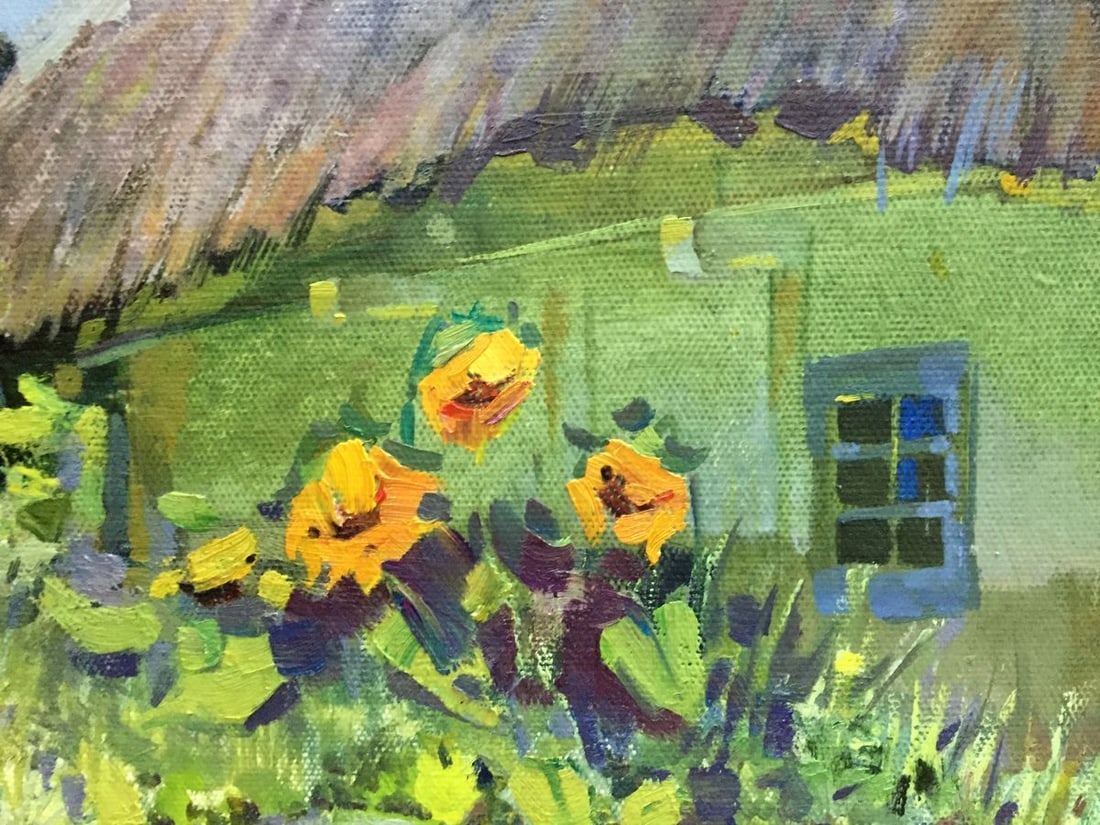 Oil painting Old house in Poltava Kolesnik Boris Afanasevich - 6