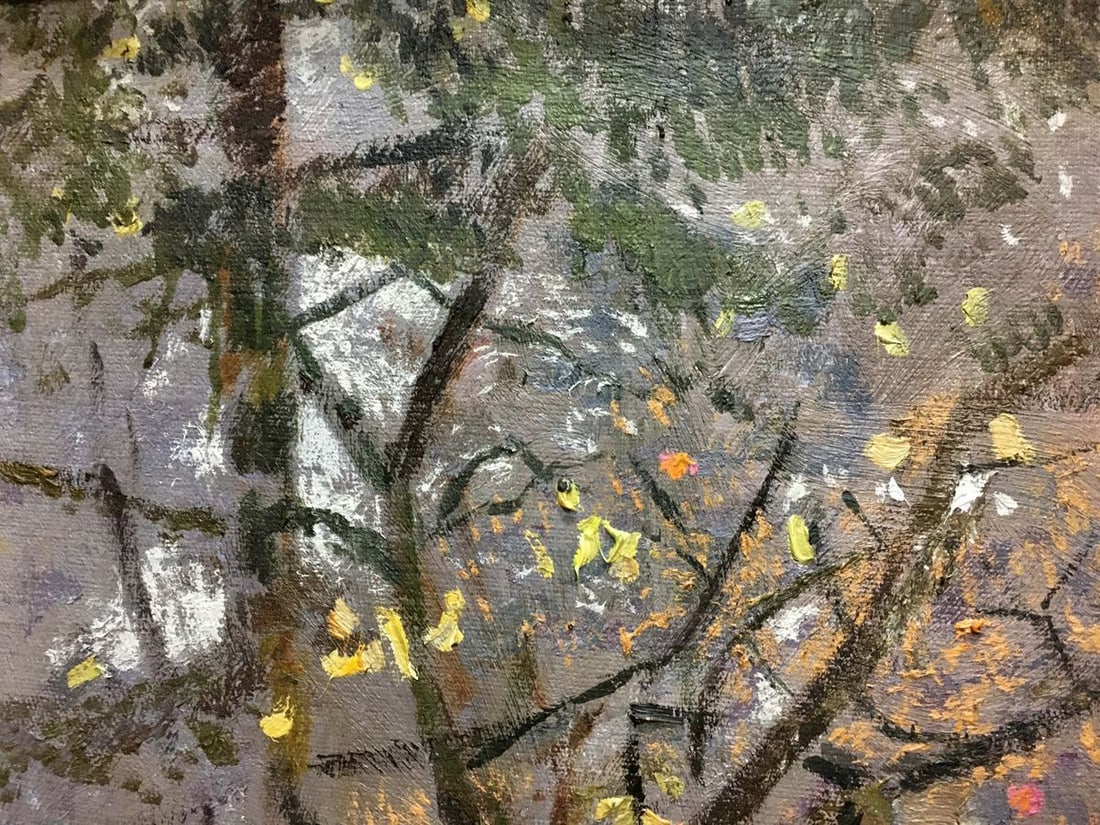 Oil painting Beautiful forest Zaretsky Victor Ivanovich - 2