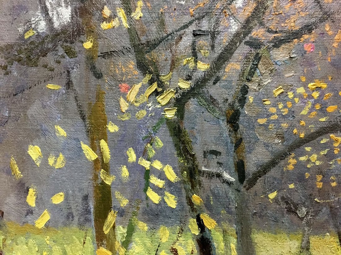 Oil painting Beautiful forest Zaretsky Victor Ivanovich - 5