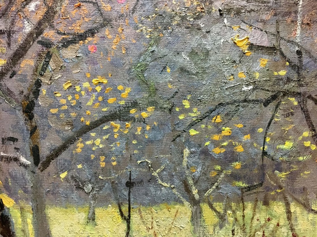 Oil painting Beautiful forest Zaretsky Victor Ivanovich - 6