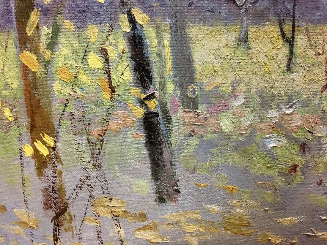 Oil painting Beautiful forest Zaretsky Victor Ivanovich - 8