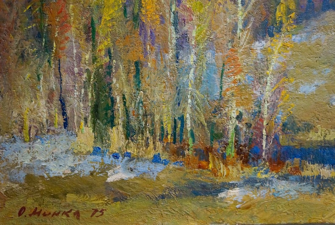 Oil painting After winter Mynka Alexander Fedorovich - 2