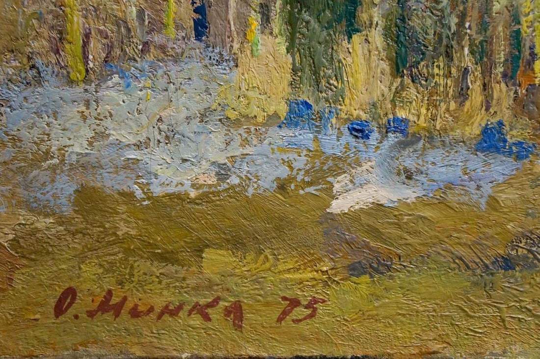 Oil painting After winter Mynka Alexander Fedorovich - 6