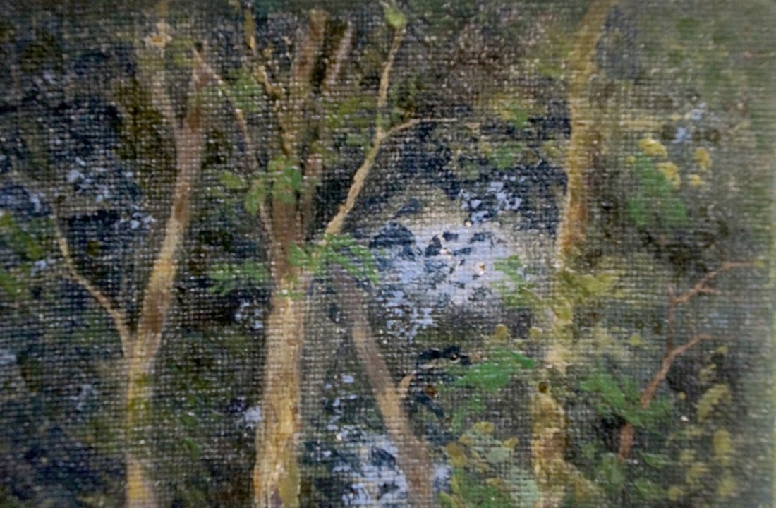 Oil painting Forest landscape Efim Efimovich Volkov - 4