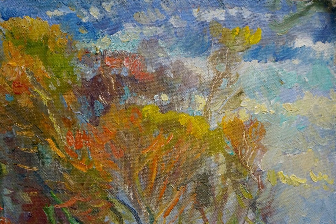Oil painting End of summer - 4