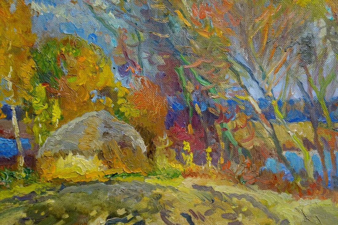 Oil painting End of summer - 6