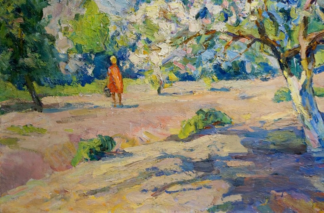 Oil painting Blooming garden Kerzhner Alexander Haskelevich - 2