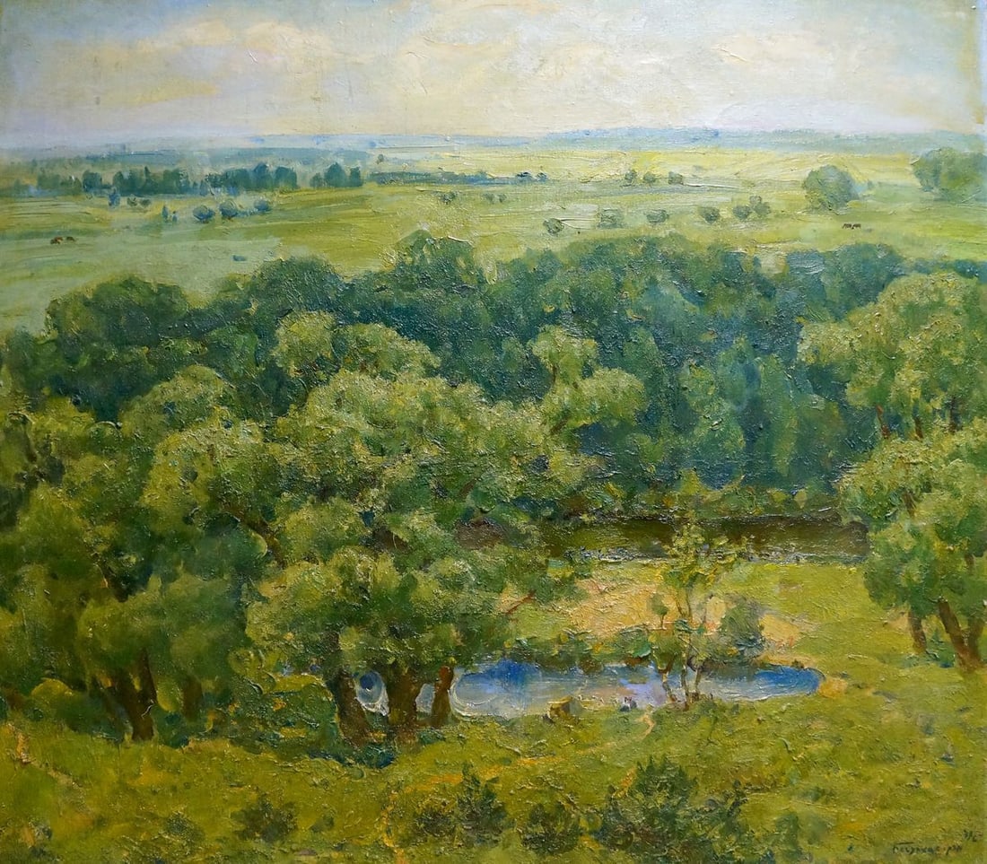Oil painting Forest landscape Bagdasaryan (Bagdasaryan) Karen Drastomatovich (1 of 8)