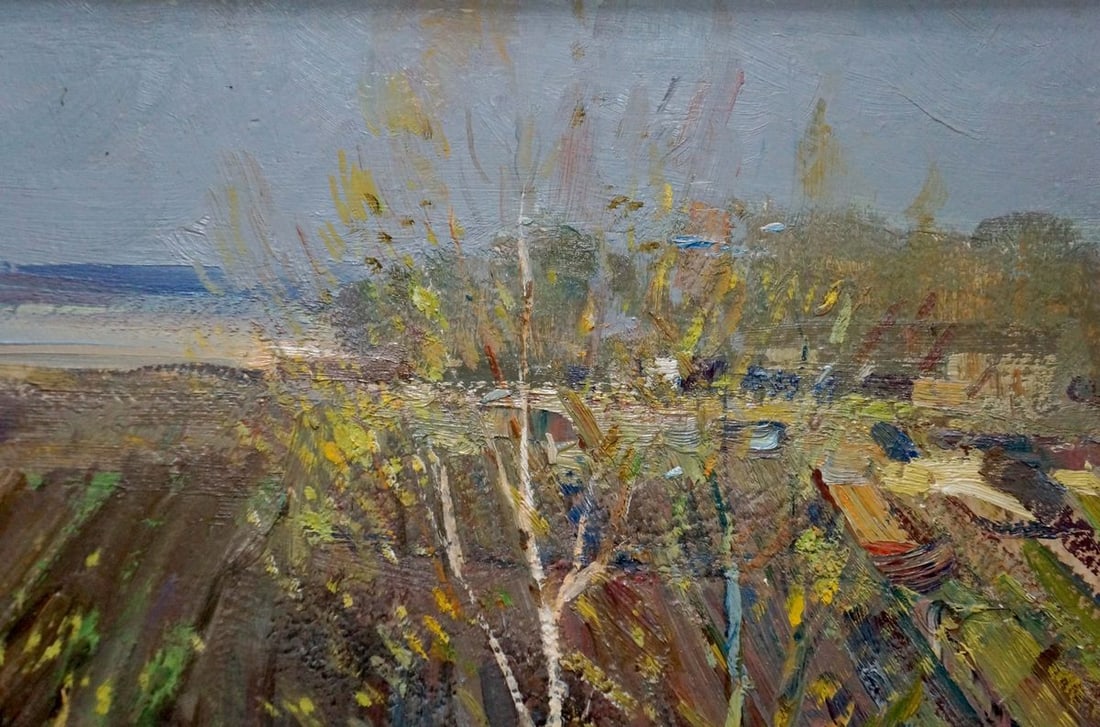 Oil painting Spring earth Strelov Arkady Efimovich - 4