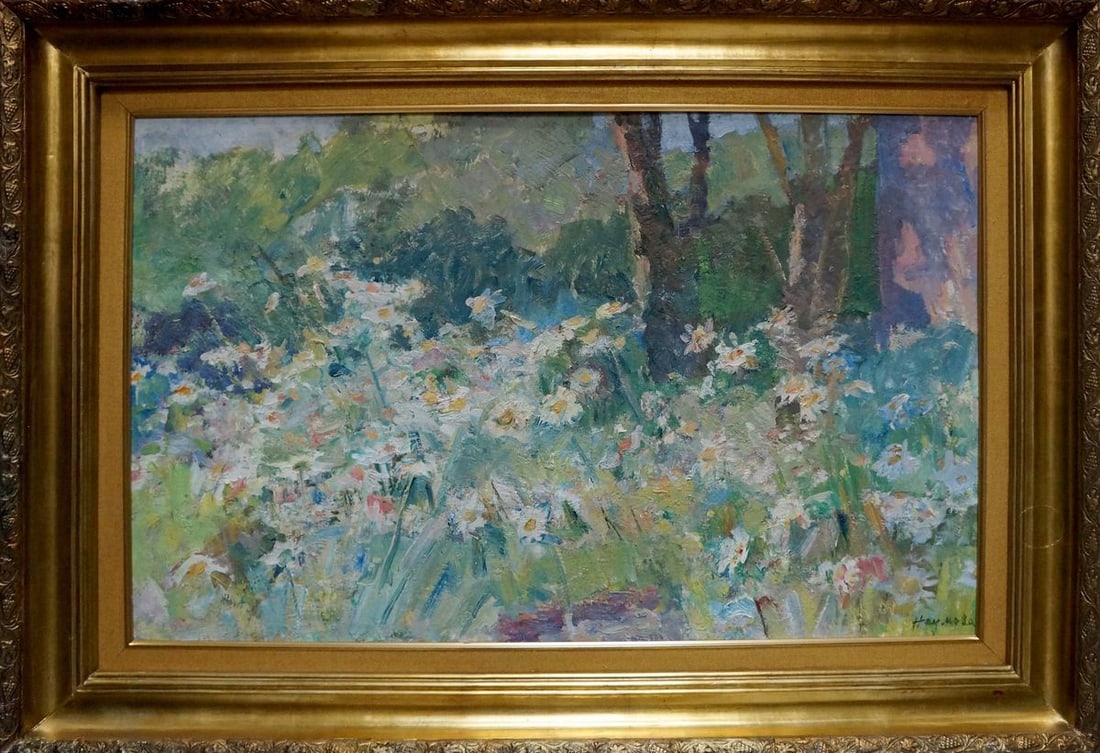 Oil painting Daisies Naumova Tamara Sergeevna: Title: Oil painting Daisies Naumova Tamara Sergeevna Description: NoVern 1592 *** ABOUT THIS PAINTING *** * TITLE: "Daisies" * ARTISTS: Naumova Tamara Sergeevna * SIZE: 50x80 cm/'19.68x31.49 inches', 
