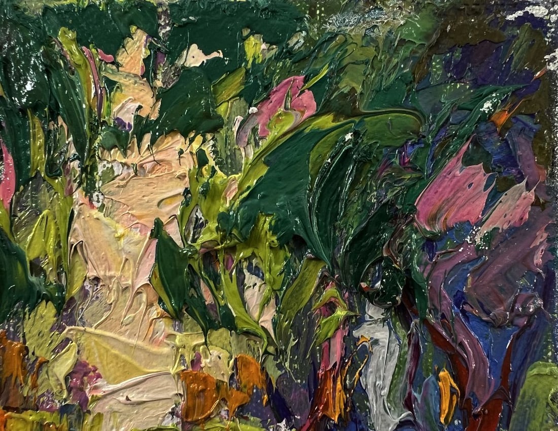Oil painting Walk in the park Oleksiy Ivanyuk - 4