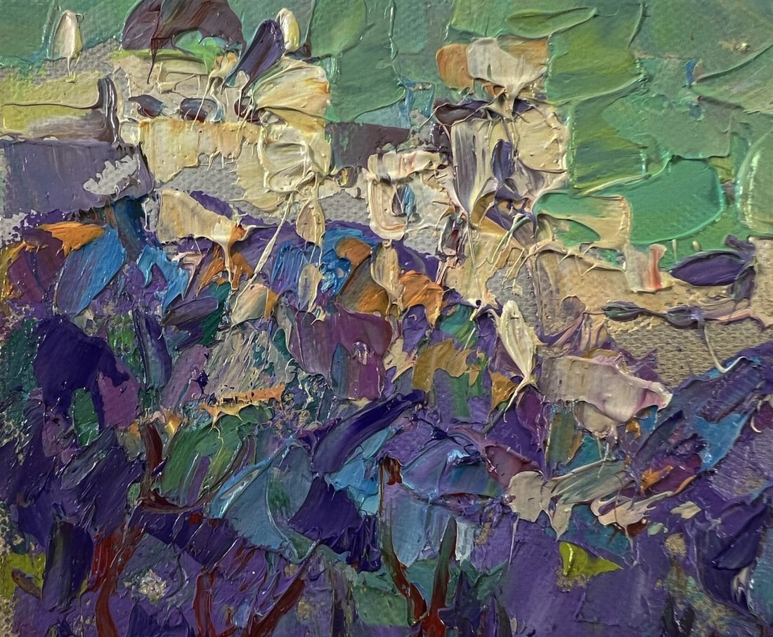 Oil painting Morning in the city park Oleksiy Ivanyuk - 7
