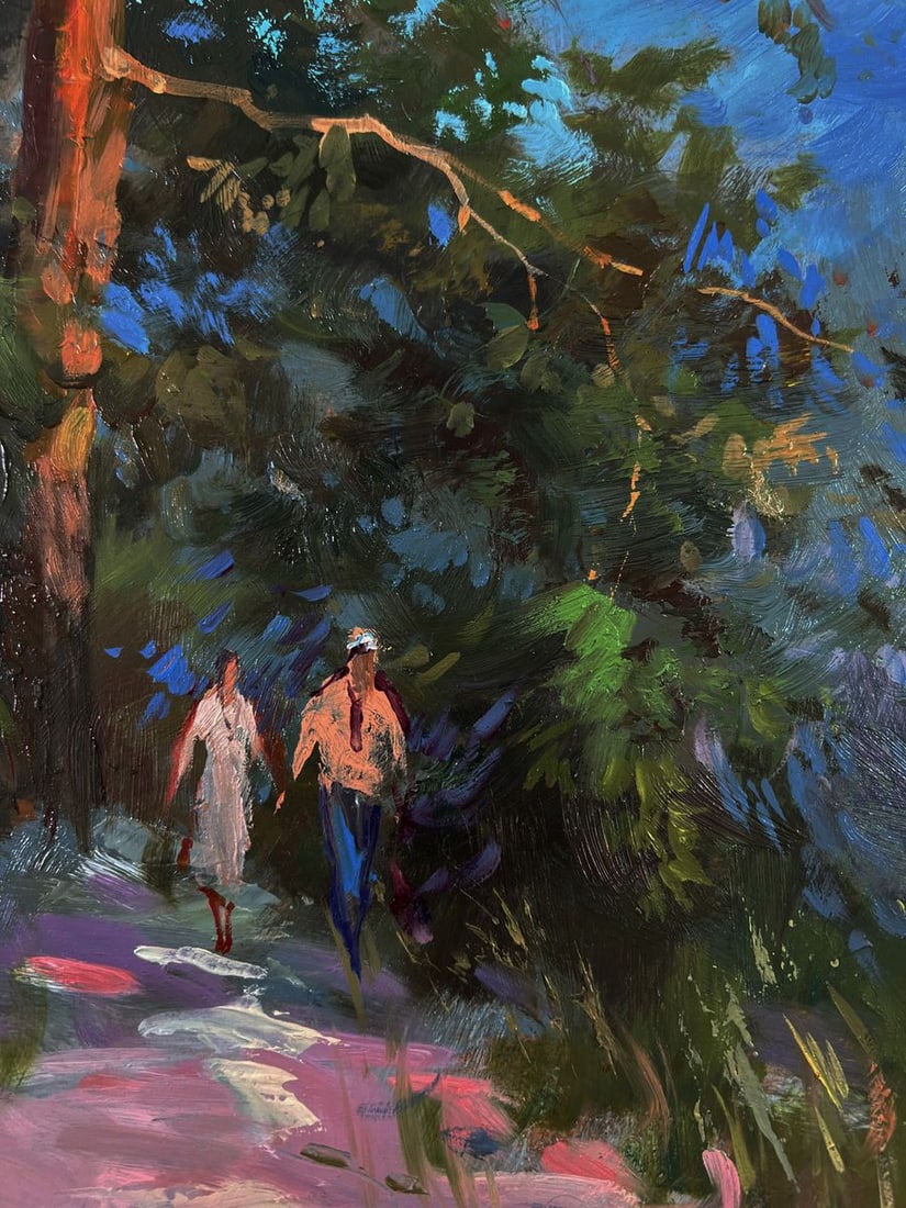 Oil painting Walk in the forest Yuriy Suprunchuk - 6