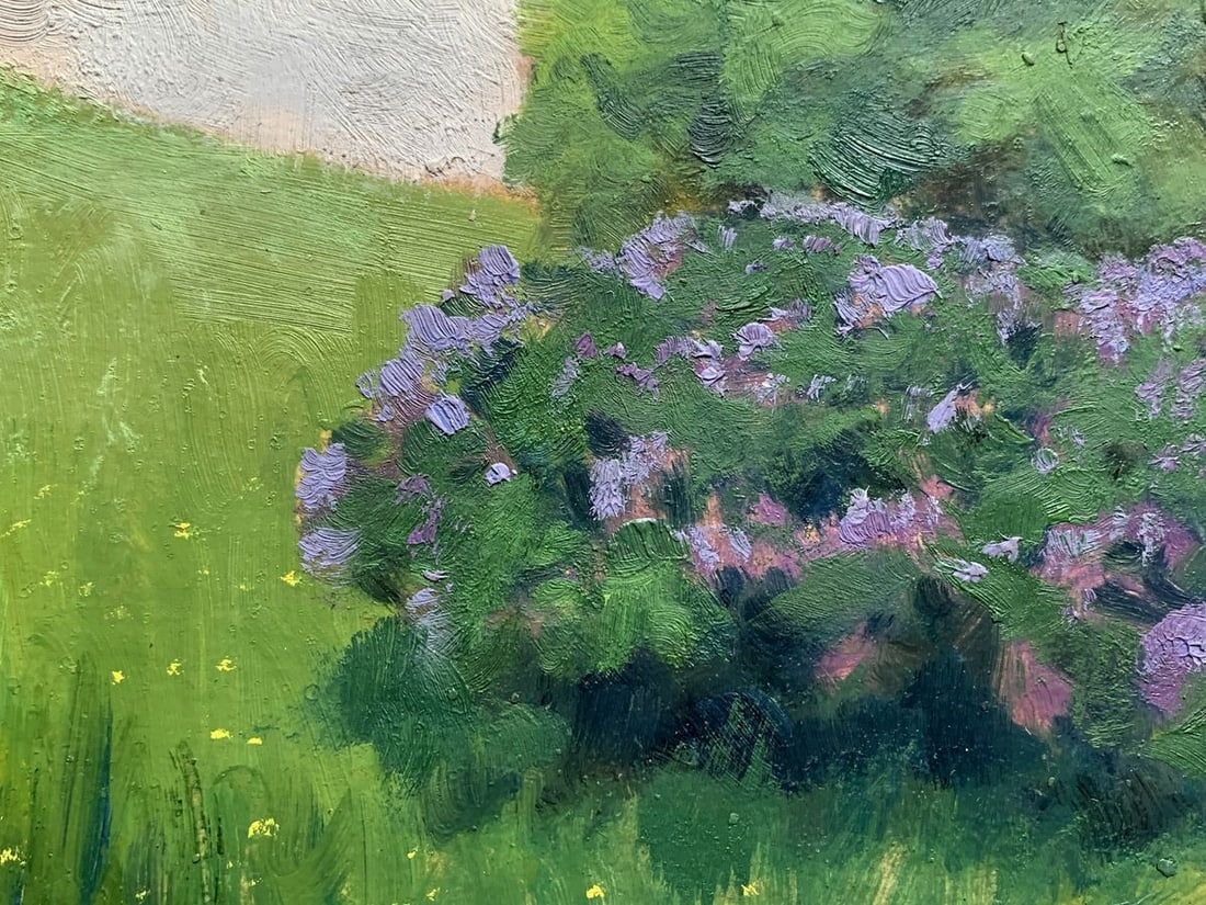 Oil painting Walk in the garden Ivan Tsyupka - 3
