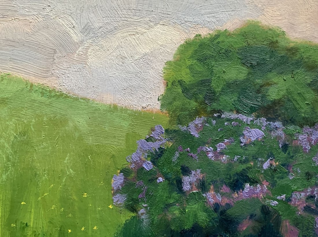 Oil painting Walk in the garden Ivan Tsyupka - 4