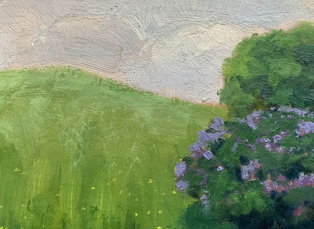 Oil painting Walk in the garden Ivan Tsyupka - 5