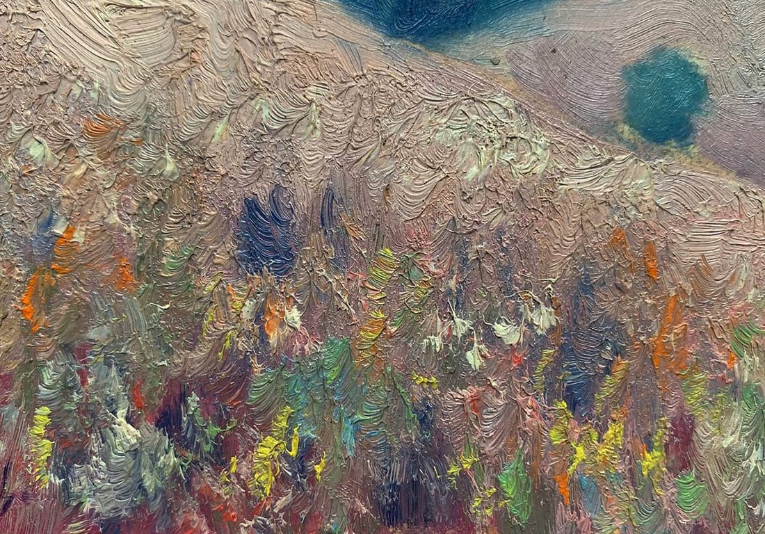 Oil painting Walking through flower fields Ivan Tsyupka - 3