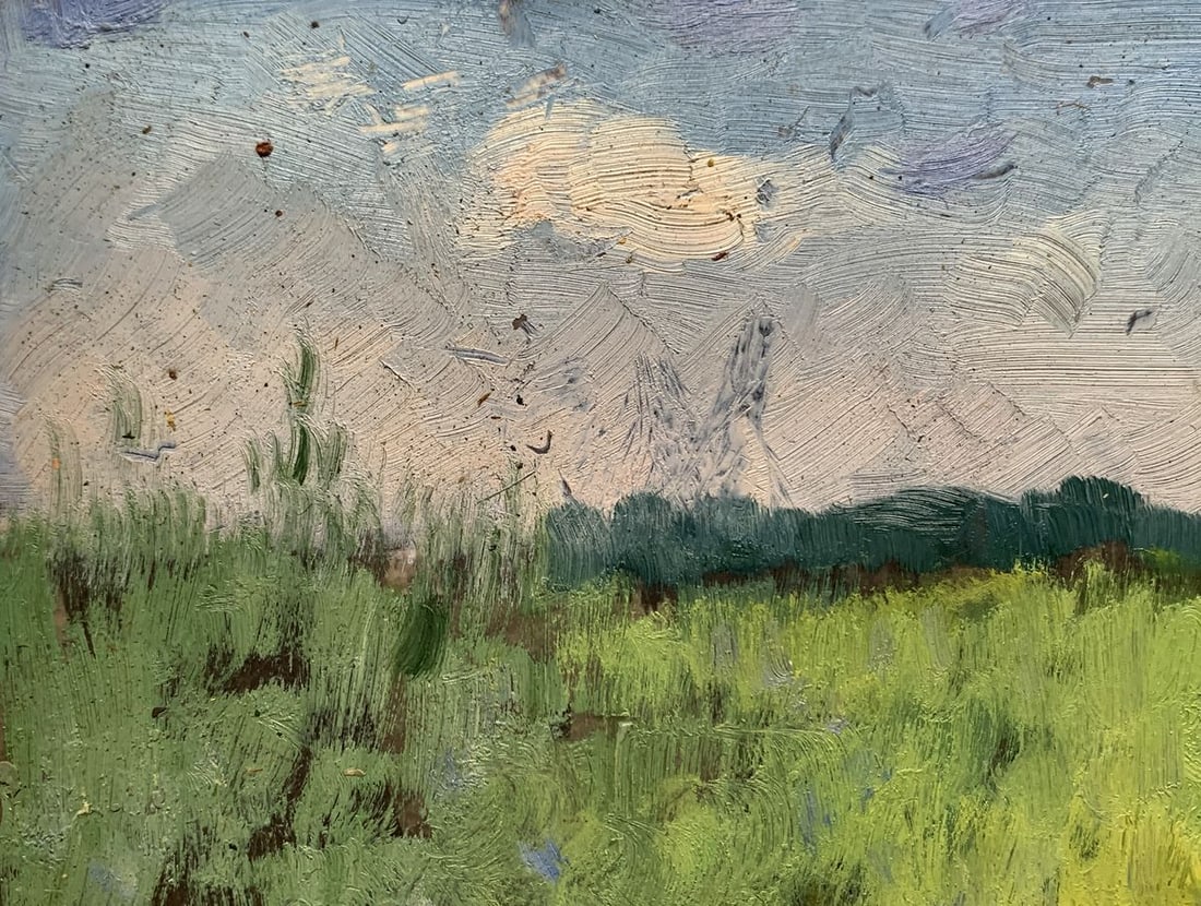 Oil painting After the summer rain Ivan Tsyupka - 6