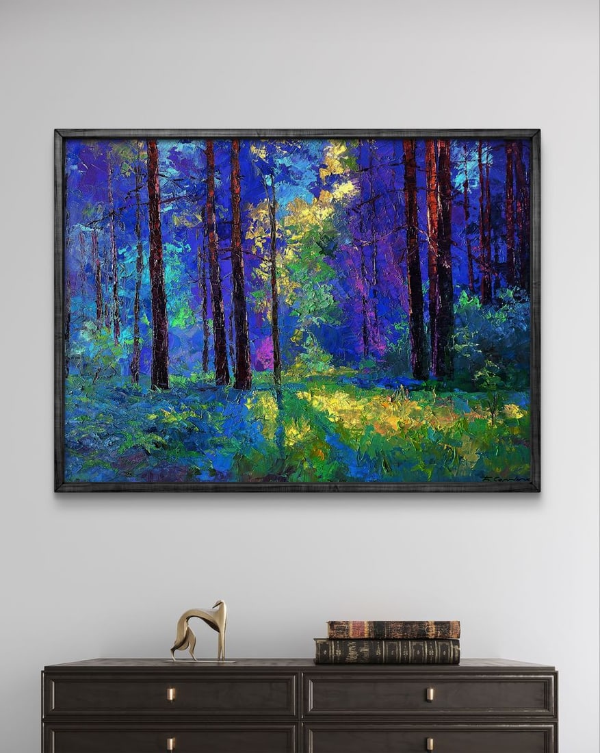 Oil painting Sunny meadow Boris Serdyuk - 3