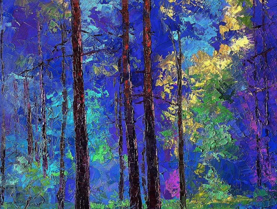 Oil painting Sunny meadow Boris Serdyuk - 4