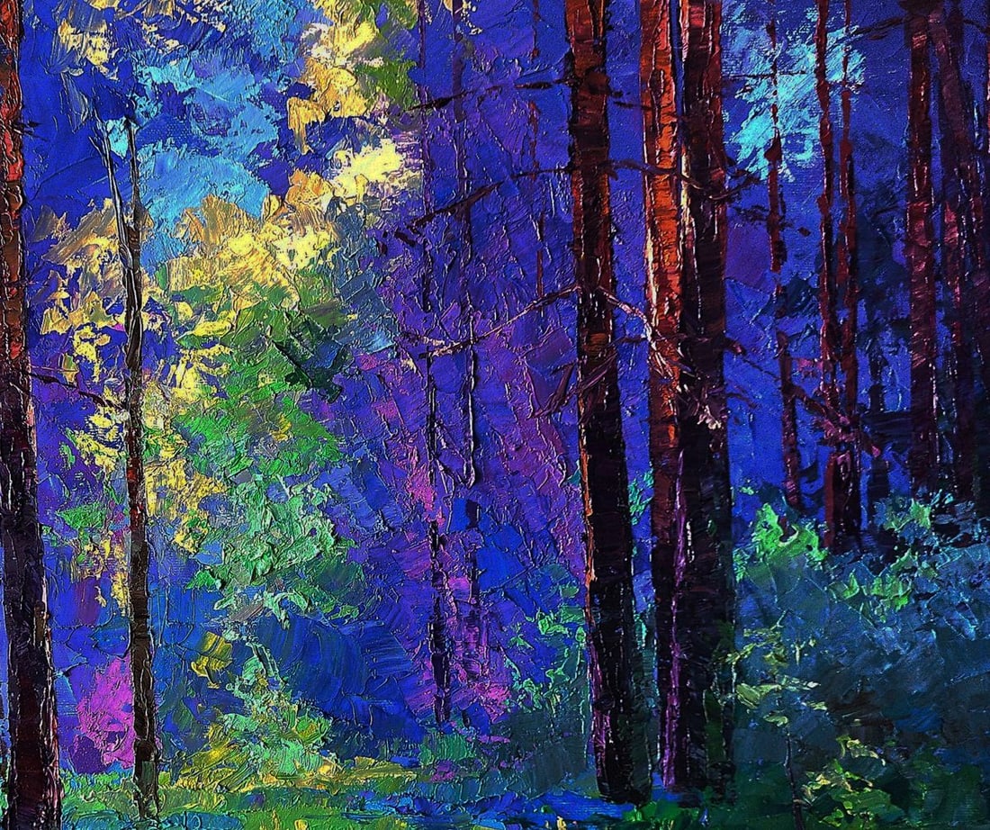 Oil painting Sunny meadow Boris Serdyuk - 5