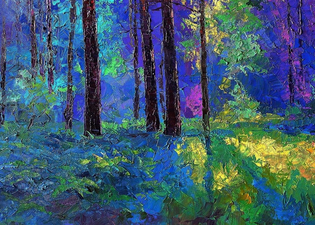 Oil painting Sunny meadow Boris Serdyuk - 6