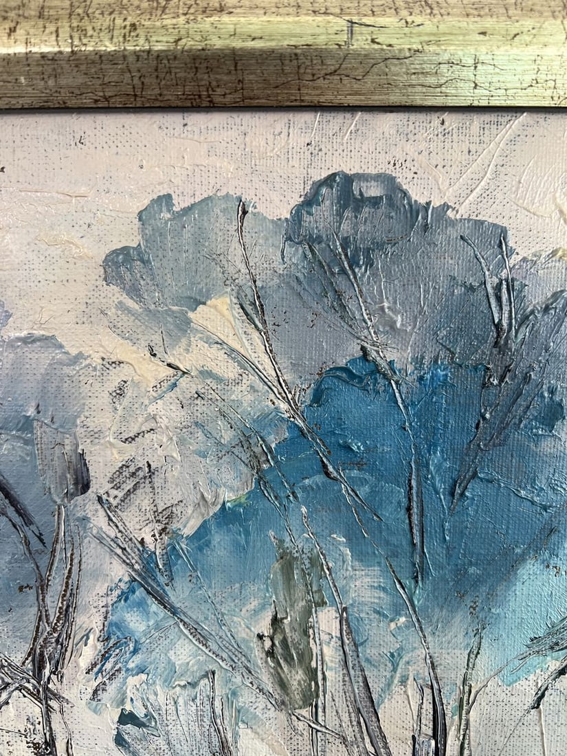 Oil painting Spring in the color of the sky Olga Kotlyarova - 5