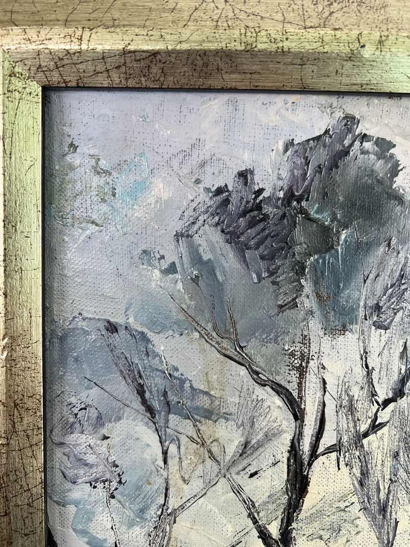 Oil painting Spring in the color of the sky Olga Kotlyarova - 6