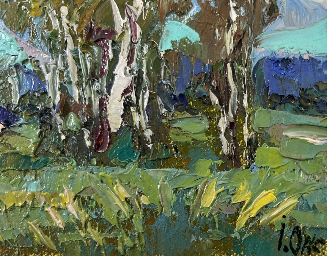 Oil painting Cold summer wind Oksana Kalenyuk - 5