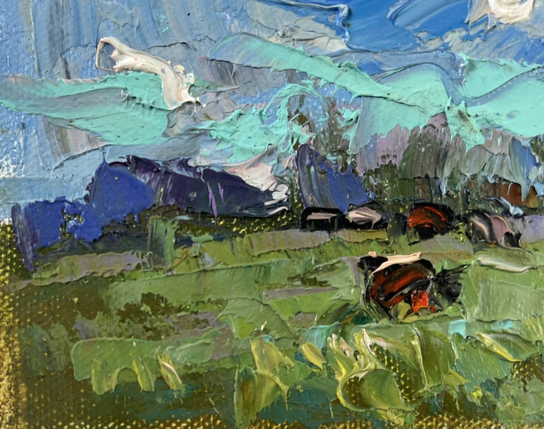Oil painting Cold summer wind Oksana Kalenyuk - 6