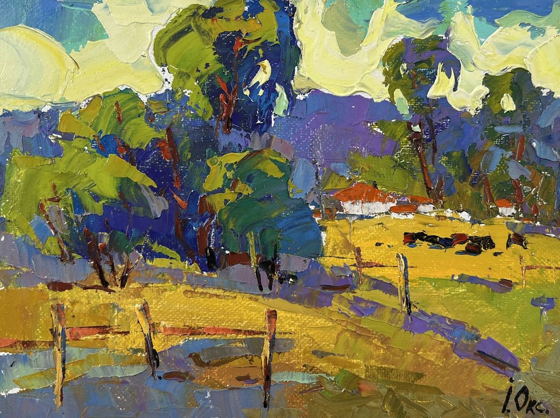 Oil painting When it gets dark Oksana Kalenyuk - 3