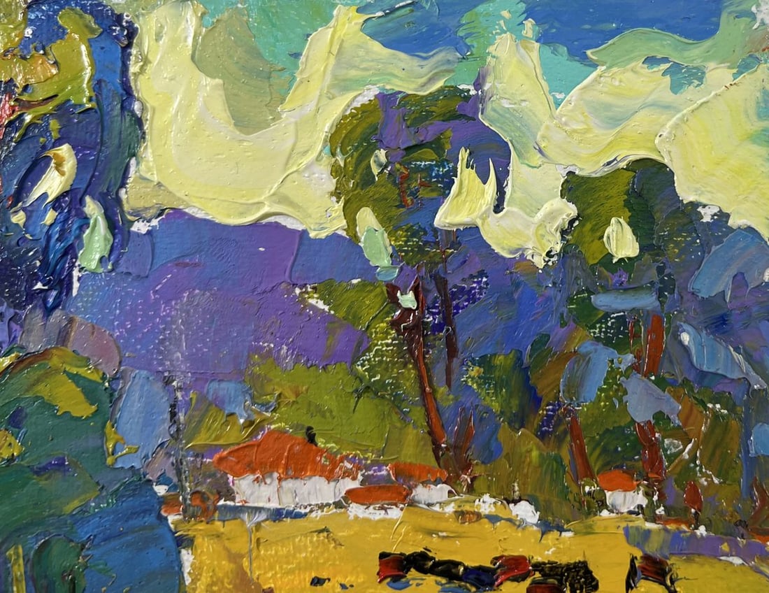 Oil painting When it gets dark Oksana Kalenyuk - 4