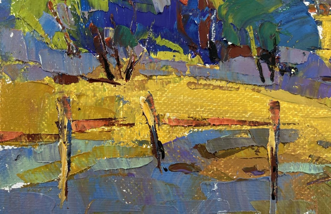 Oil painting When it gets dark Oksana Kalenyuk - 6
