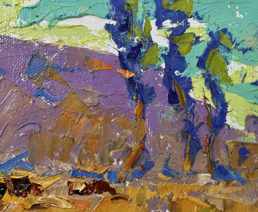 Oil painting Winds over the steppe Alex Kalenyuk - 4