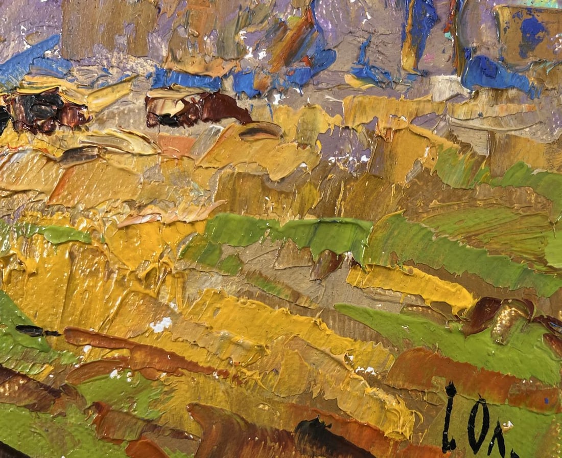 Oil painting Winds over the steppe Alex Kalenyuk - 5