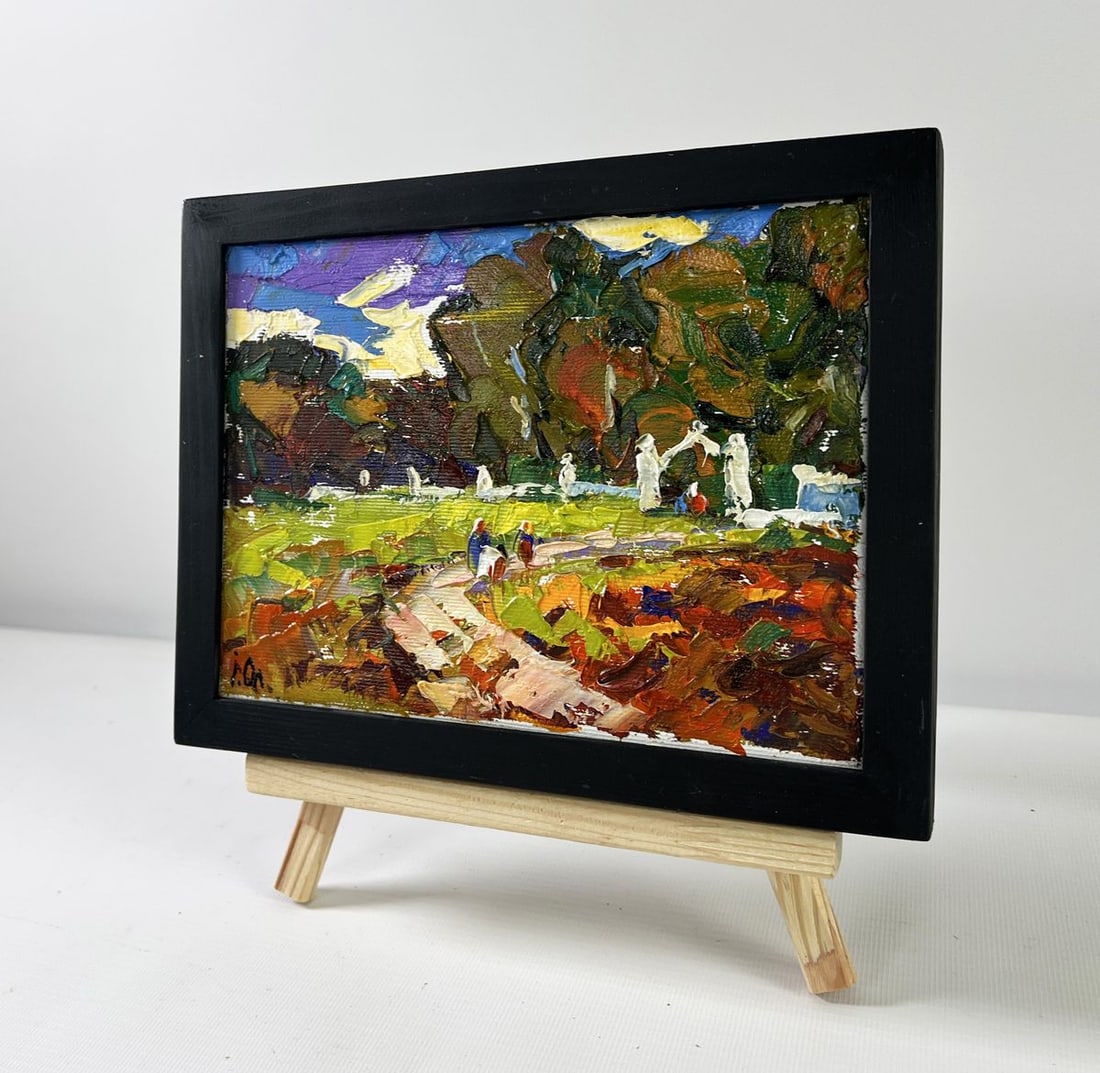 Oil painting In the evening calm Alex Kalenyuk - 2