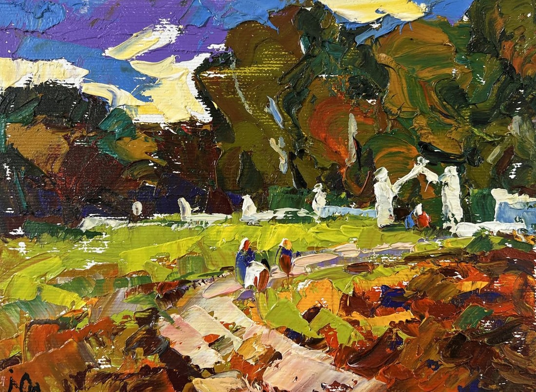 Oil painting In the evening calm Alex Kalenyuk - 3