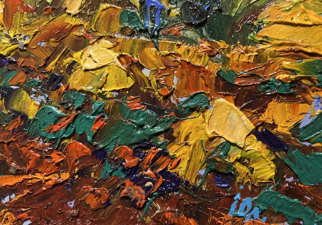 Oil painting The edge of a plowed field Alex Kalenyuk - 9